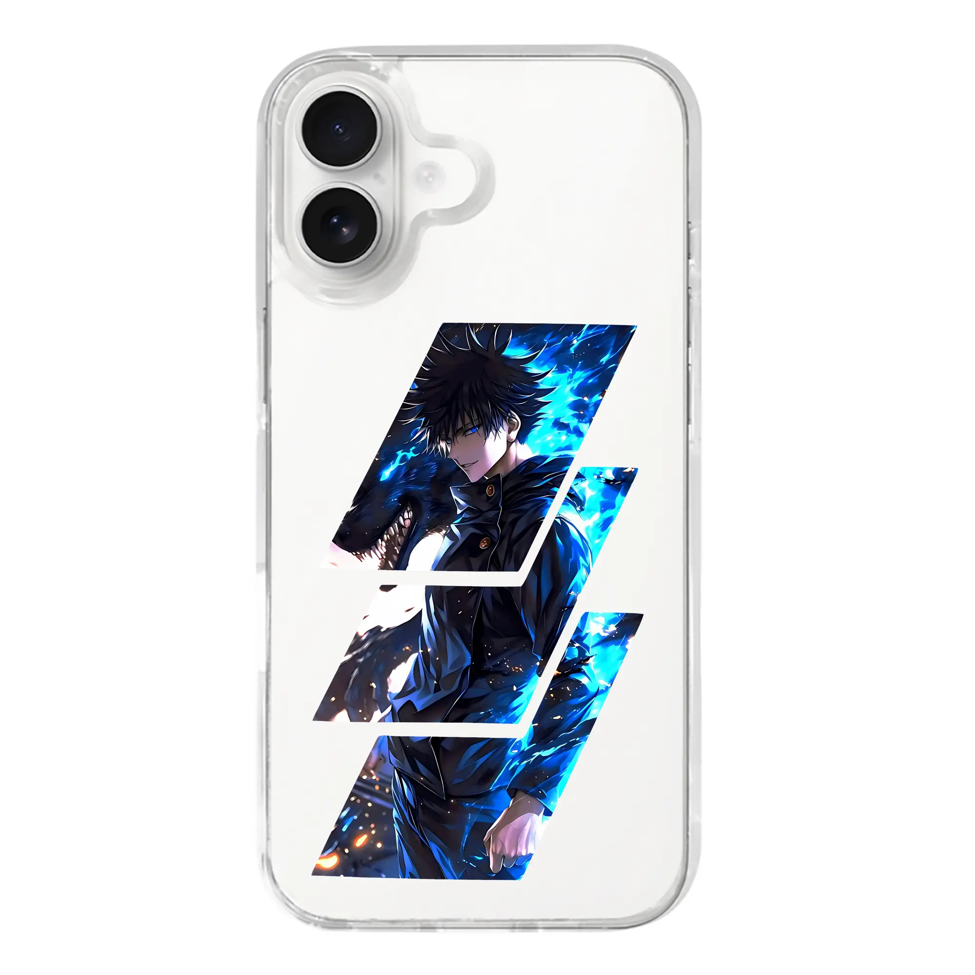 呪術廻戦 グッズ,伏黒 恵 - iPhone 17シリーズ 透明スマホケース – 薄型・耐衝撃・精密フィット保護カバー